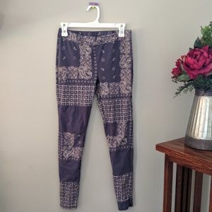 Free People Paisley Bandana Leggings
